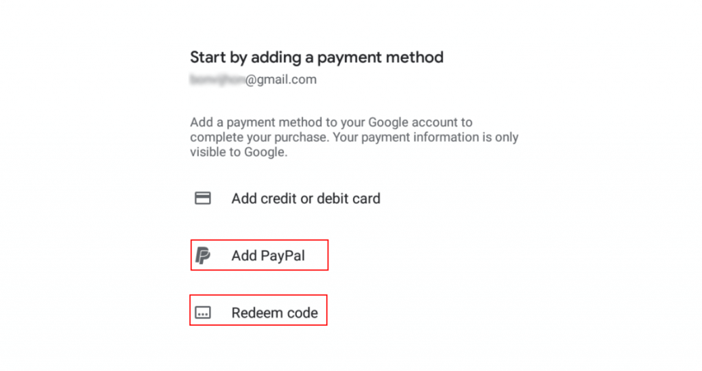 HBO PayPal payment method